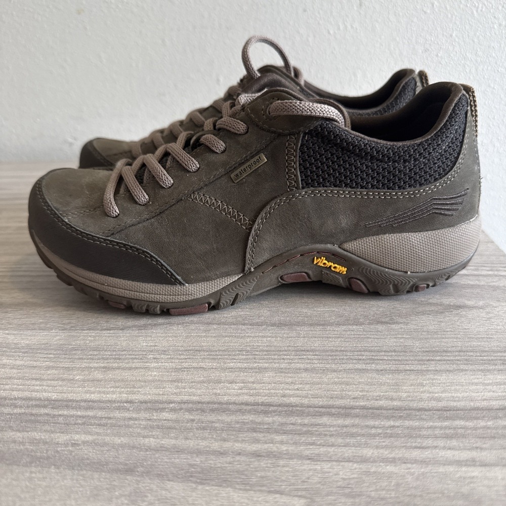 Dansko Paisley Brown Leather Waterproof Hiking Shoes Women's Size EU 36 US 5.5-6